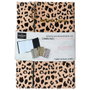 The Concept Factory Libreta con Estuche Estampado Leopardo