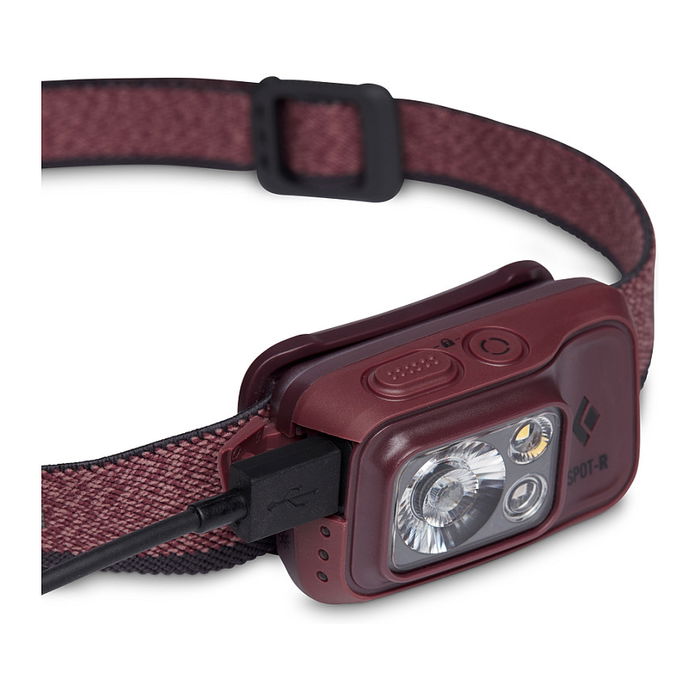 Black Diamond Spot 400-R Stirnlampe Frontal LED - Color Bordeaux / Borgoña