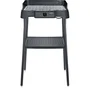Severin PG8594 - Barbacoa Eléctrica 2000W Negra con Patas, Superficie 38x22 cm y Termostato Regulable