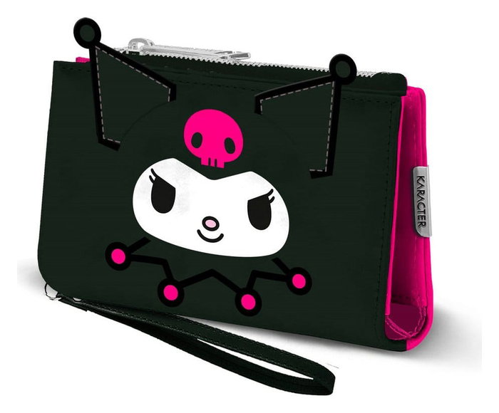 KARACTERMANIA Sanrio Slim Cartera Kuromi Face KARACTERMANIA Sanrio Slim Cartera Kuromi Face