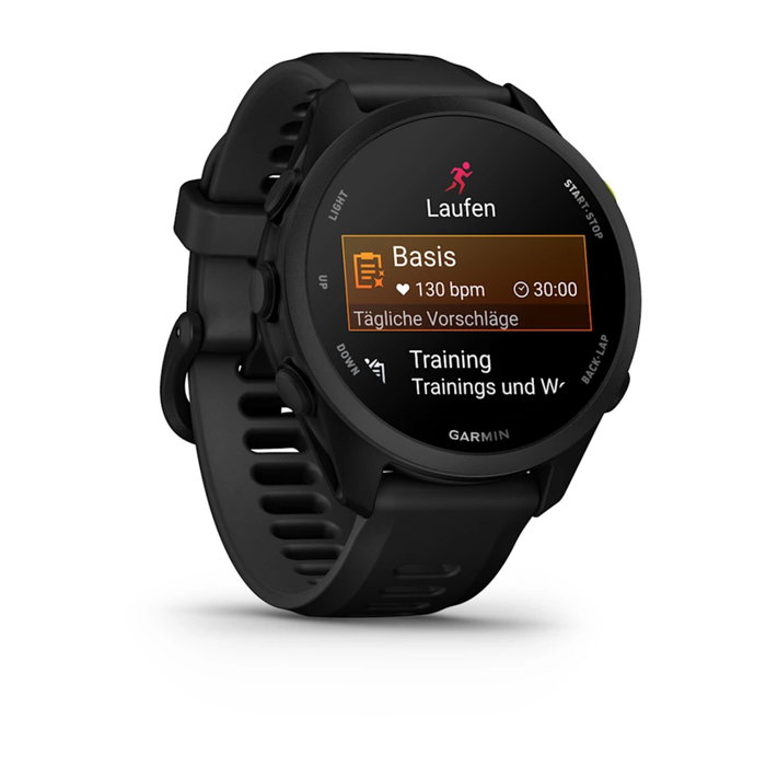 Garmin Forerunner 70, Pantalla AMOLED 3,05 cm, Negro