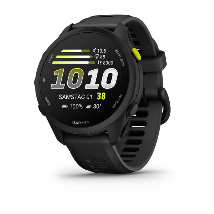 Garmin Forerunner 70, Pantalla AMOLED 3,05 cm, Negro