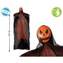 Atosa Calabaza Decoración Halloween Figura Colgante Gigante Con Capa 210 cm