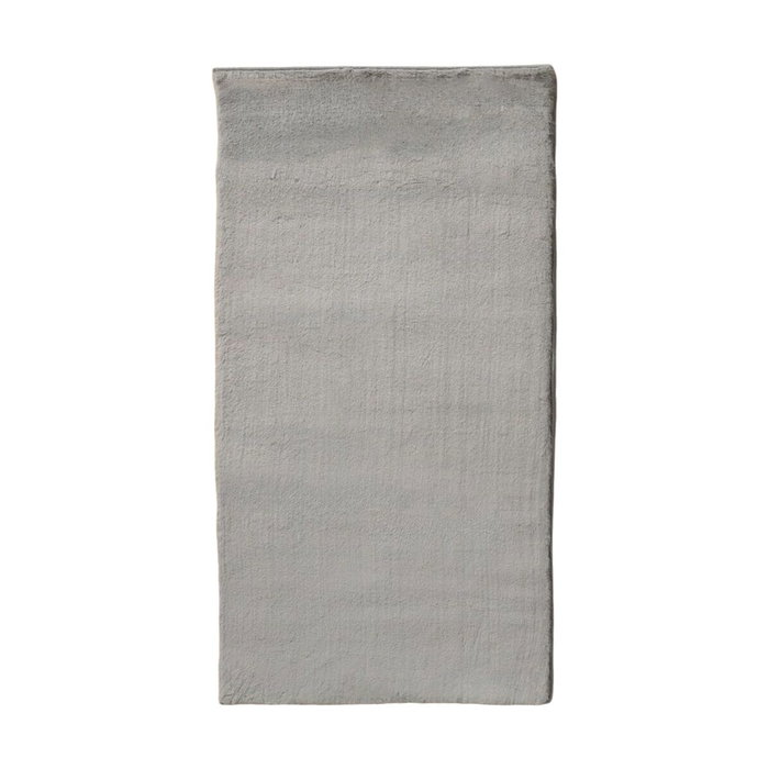 Ixia Alfombra Gris de Poliéster 80 x 2,70 x 150 cm
