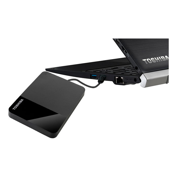Toshiba Canvio Ready Disco Duro Externo HDD 4TB 2.5 Pulgadas USB 3.2 Gen 1 Micro-B, Negro - Plug and Play, Compatible con Windows