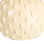 Jarrón Crema Cerámica Decoración 37 X 37 X 31 cm
