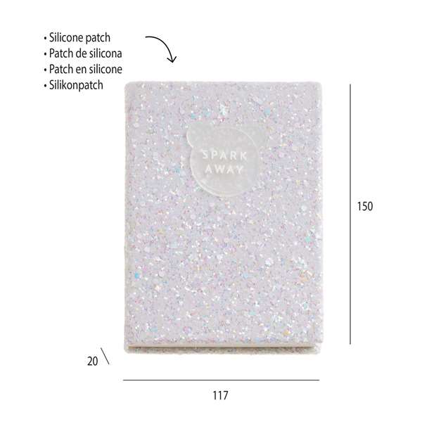 Apli Cuaderno Brillante Blanco Punteado B2F