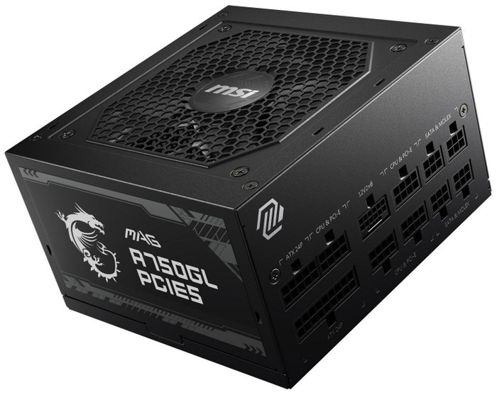 MSI MAG A750GL PCIE5 750 W 80 PLUS Gold Totalmente Modular Negro