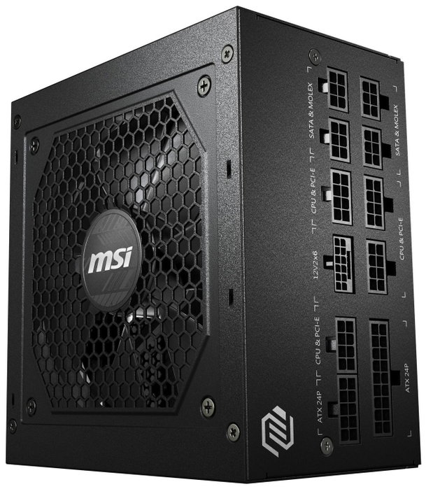 MSI MAG A750GL PCIE5 750 W 80 PLUS Gold Totalmente Modular Negro
