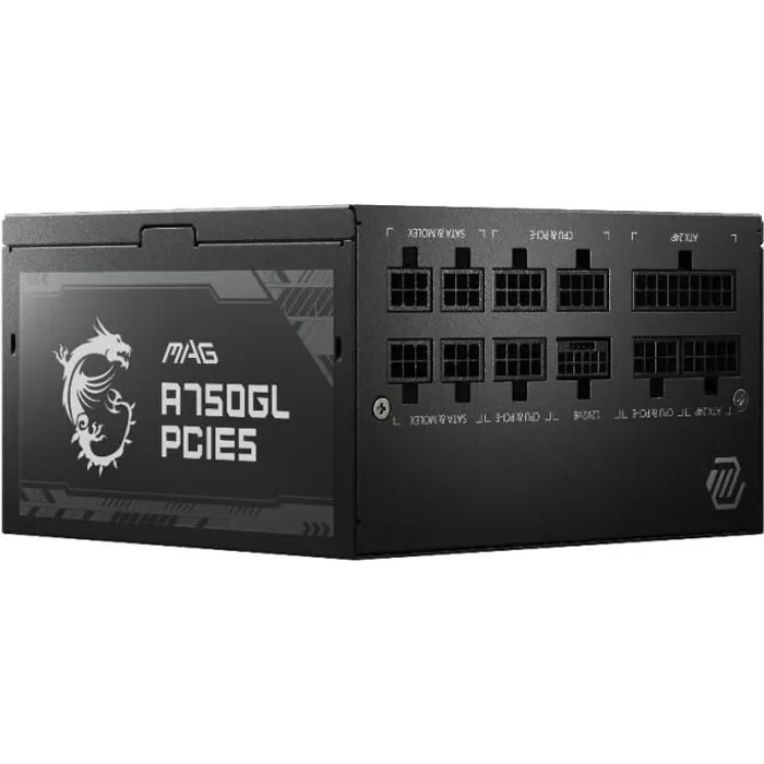 MSI MAG A750GL PCIE5 750 W 80 PLUS Gold Totalmente Modular Negro