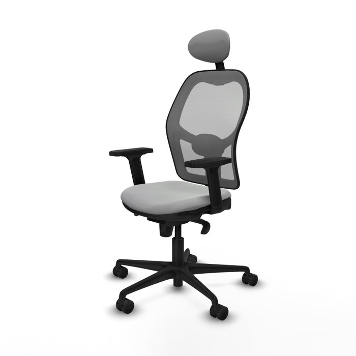 PIQUERAS Y CRESPO Silla de oficina Jorquera Gris con Mecanismo Sincro PIQUERAS Y CRESPO Silla de oficina Jorquera Gris con Mecanismo Sincro