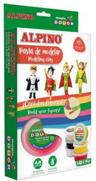 Alpino DP000207 Arcilla de Modelar para Cerámica y Modelaje, Multicolor, 240 g