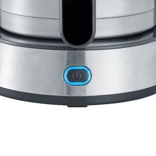 Severin KA 4847 Cafetera de filtro plateada, 1000W, 1.25L, para 8 tazas, jarra térmica