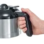 Severin KA 4847 Cafetera de filtro plateada, 1000W, 1.25L, para 8 tazas, jarra térmica