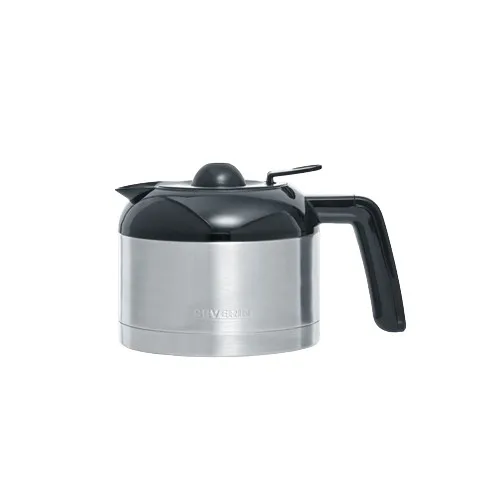 Severin KA 4847 Cafetera de filtro plateada, 1000W, 1.25L, para 8 tazas, jarra térmica