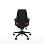 PIQUERAS Y CRESPO Silla de oficina Elche con mecanismo Asincro, Morado