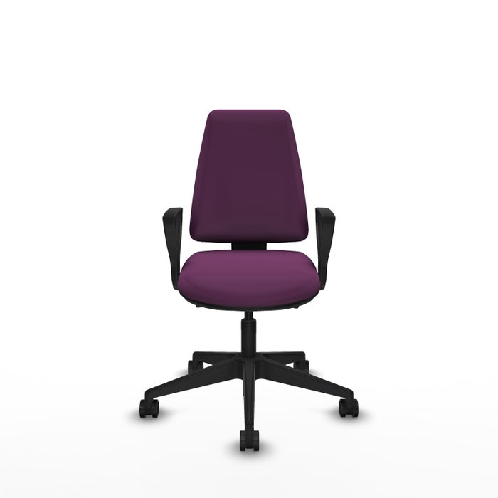 PIQUERAS Y CRESPO Silla de oficina Elche con mecanismo Asincro, Morado PIQUERAS Y CRESPO Silla de oficina Elche con mecanismo Asincro, Morado