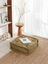 Atelier Del Sofa Cojín de Terciopelo Caqui 55x55x16 cm