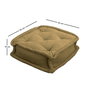 Atelier Del Sofa Cojín de Terciopelo Caqui 55x55x16 cm