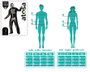 Disfraz De Esqueleto Brillante En La Oscuridad Con Máscara Para Hombre Adulto - Tallas XS-S, Negro, Halloween