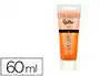 Liderpapel Pintura Acrílica Tubo de Plástico 60 ml Color Naranja Permanente
