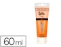 Liderpapel Pintura Acrílica Tubo de Plástico 60 ml Color Naranja Permanente