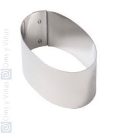Molde oval 75x45 cm 375040 - Para cocina