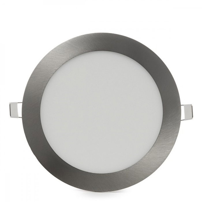 Placa LED Circular 12W 1200Lm 6000K Blanco