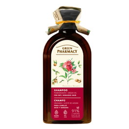 Green Pharmacy Champu Para Cabello Seco Y Dañado Aceite De Argan Y Granada 350 Ml
