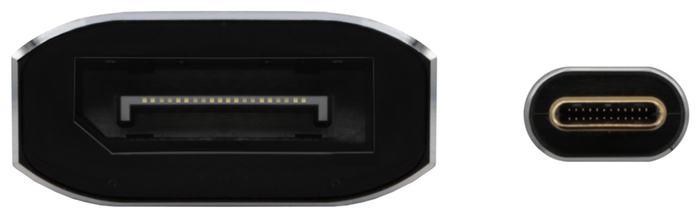 Aisens Conversor USB-C a DisplayPort 8K@60Hz Negro
