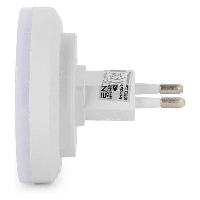 ENTAC Luz de noche LED con sensor de luz Blanco Cálido Blanco