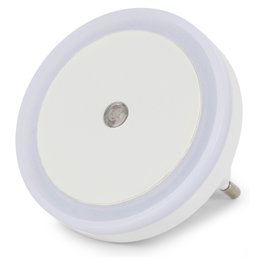 ENTAC Luz de noche LED con sensor de luz Blanco Cálido Blanco