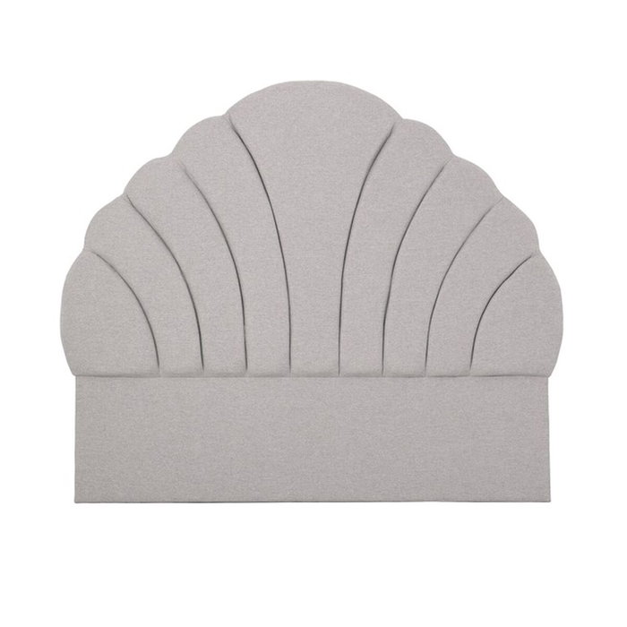 DKD Home Decor Cabecero de Cama en Poliéster y MDF Gris 157x160 cm DKD Home Decor Cabecero de Cama en Poliéster y MDF Gris 157x160 cm
