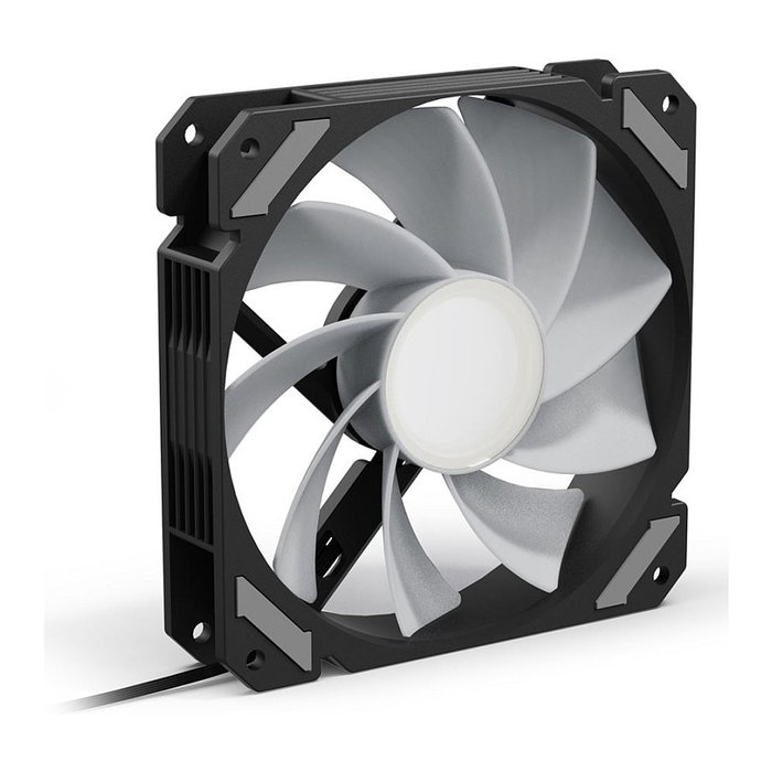 Sharkoon SHARK Mirror RGB PWM REVERSE Black Ventilador 120mm 1500 RPM 99.52 m3/h, 25mm de Espesor, con LEDs Multicolor Sharkoon SHARK Mirror RGB PWM REVERSE Black Ventilador 120mm 1500 RPM 99.52 m3/h, 25mm de Espesor, con LEDs Multicolor