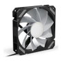 Sharkoon SHARK Mirror RGB PWM REVERSE Black Ventilador 120mm 1500 RPM 99.52 m3/h, 25mm de Espesor, con LEDs Multicolor