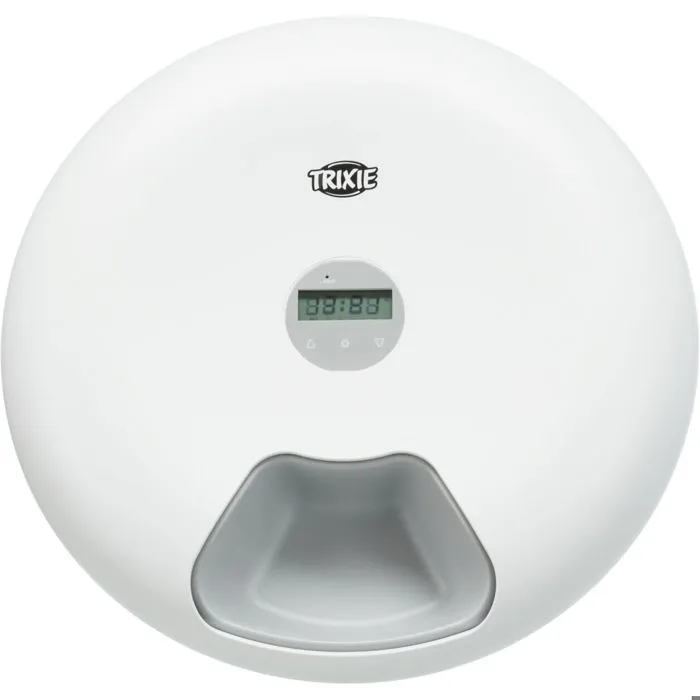 Trixie Dispensador Automático de Alimentos TX5+1 - 6 x 0,18L - ø 32 x 8 cm - Blanco Trixie Dispensador Automático de Alimentos TX5+1 - 6 x 0,18L - ø 32 x 8 cm - Blanco