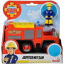 Silvertorn Mini vehículo Sam el Bombero - Camión Júpiter con figura articulada