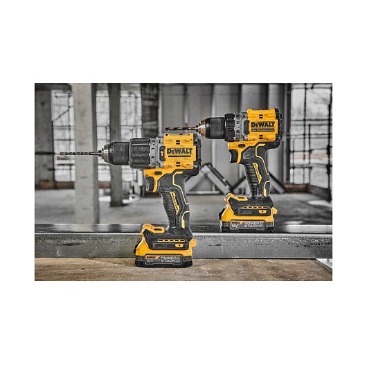 DeWALT DCD800E2T-QW Taladro Percutor a Batería 18V, Sin Escobillas, 1.7Ah, Par 90 Nm, 2000 RPM, Incluye Batería y Cargador