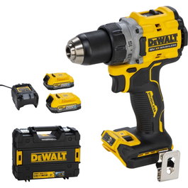 DeWalt DCD800E2T-QW Atornillador y Taladro Inalámbrico 18V con 2 Baterías POWERSTACK de 1,7 Ah