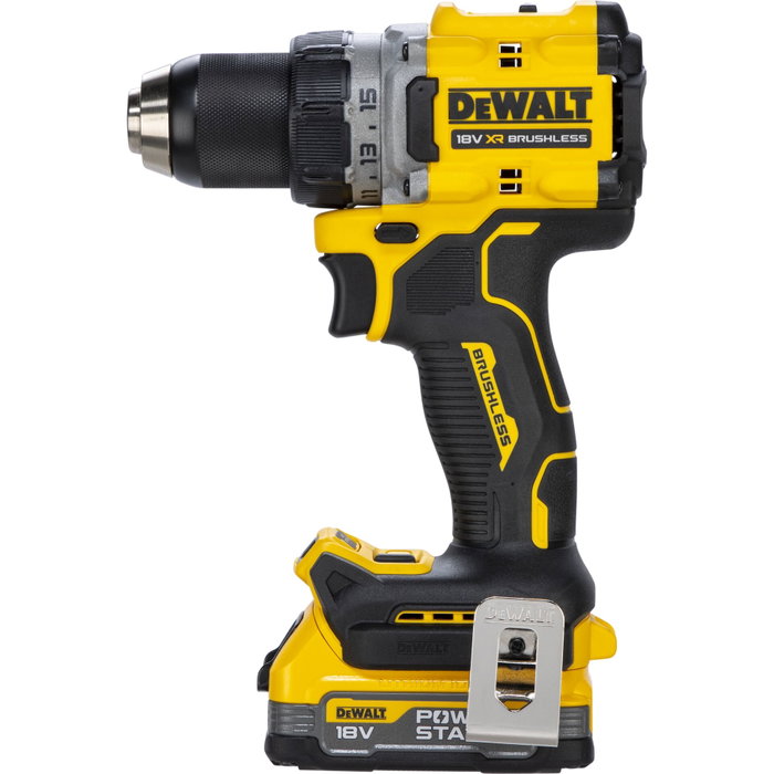 DeWalt DCD800E2T-QW Atornillador y Taladro Inalámbrico 18V con 2 Baterías POWERSTACK de 1,7 Ah