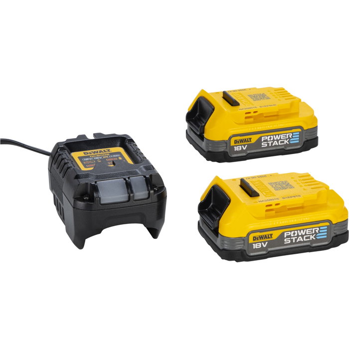 DeWalt DCD800E2T-QW Atornillador y Taladro Inalámbrico 18V con 2 Baterías POWERSTACK de 1,7 Ah