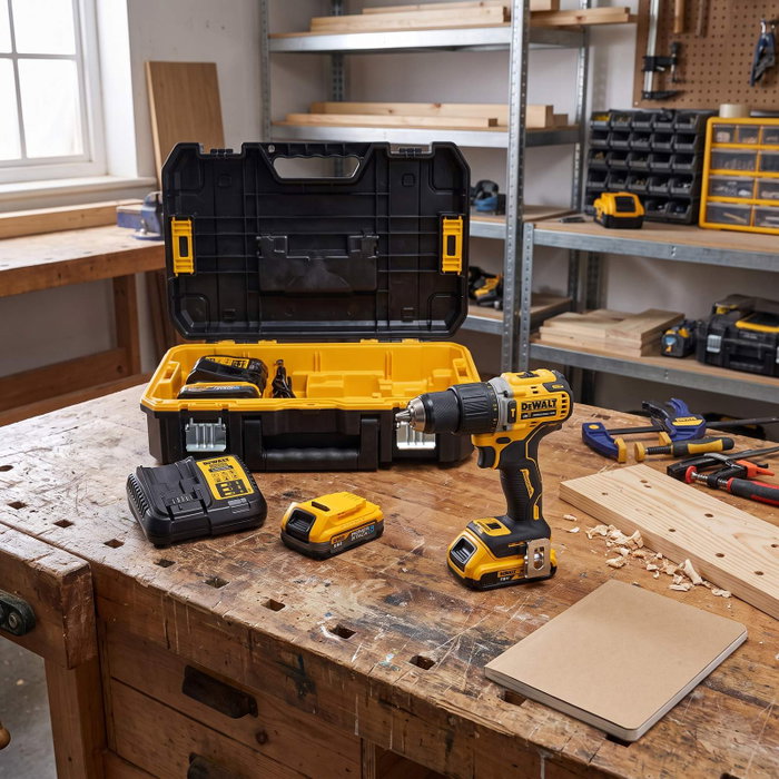 DeWalt DCD800E2T-QW Taladro Atornillador Inalámbrico 18V DeWalt DCD800E2T-QW Taladro Atornillador Inalámbrico 18V