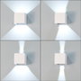 Aplique LED Exterior 2x5W Blanco 4000K IP65