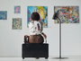 Durable tought floor soporte para tableta negro
