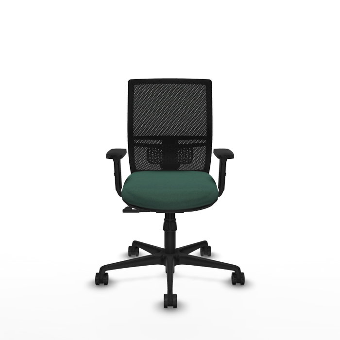 PIQUERAS Y CRESPO Silla de oficina Yunquera con mecanismo Sincro, Verde botella y Negro PIQUERAS Y CRESPO Silla de oficina Yunquera con mecanismo Sincro, Verde botella y Negro