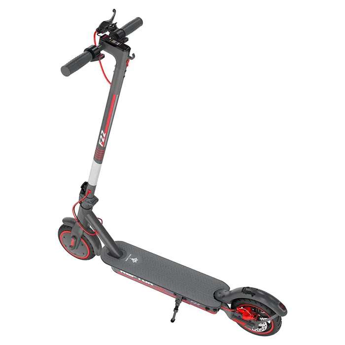 Aiwa Patinete Eléctrico F22 Raptor, Motor 350W Máx. 700W, Batería Litio 10Ah, Autonomía 30km, Velocidad 25 km/h, Plegable, Ruedas 8.5", Doble Freno Eléctrico y Disco, Gris