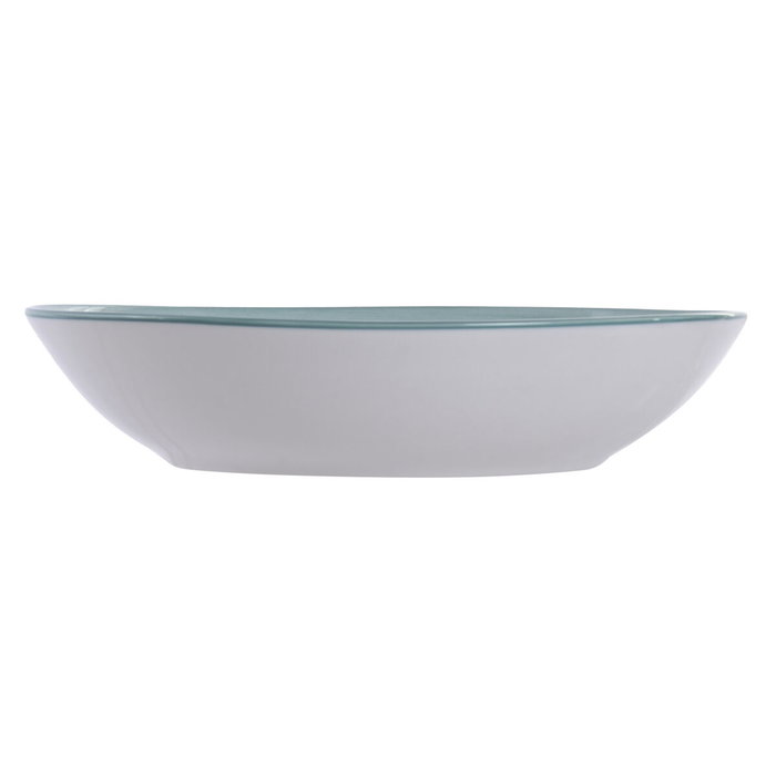 DKD Home Decor Set de Vajilla de Porcelana de 18 Piezas Turquesa DKD Home Decor Set de Vajilla de Porcelana de 18 Piezas Turquesa