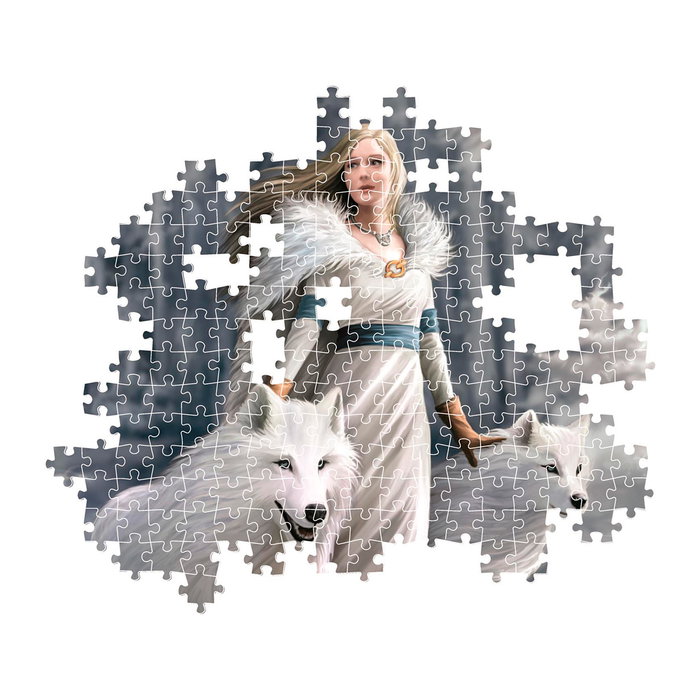 CLEMENTONI Puzzle 1000 Piezas 39957 Anne Stokes Winter Guardians - Para Adultos (+14 Años), 70 x 50 cm
