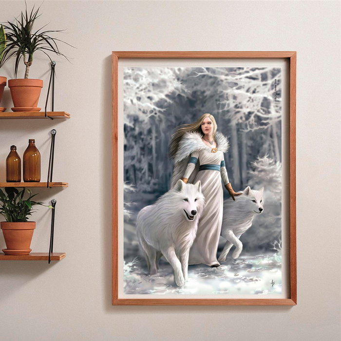 CLEMENTONI Puzzle 1000 Piezas 39957 Anne Stokes Winter Guardians - Para Adultos (+14 Años), 70 x 50 cm