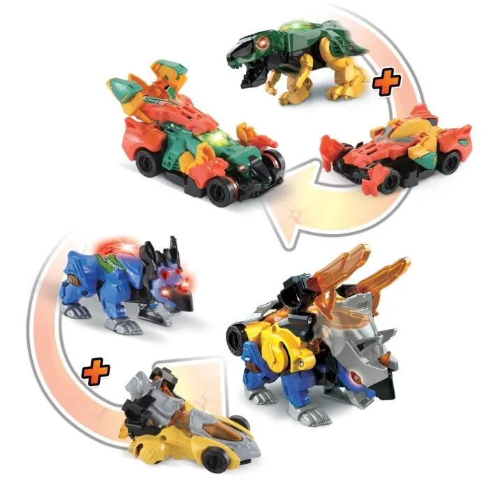 Vtech VTE3417764264055 Combo Dinosaurios Pequeño Switch & Go (Varios Modelos)